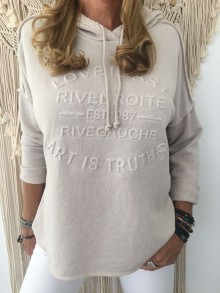 LOVE IS ART SUDADERA